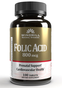 Windmill Natural Vitamins Folic Acid 800 mcg