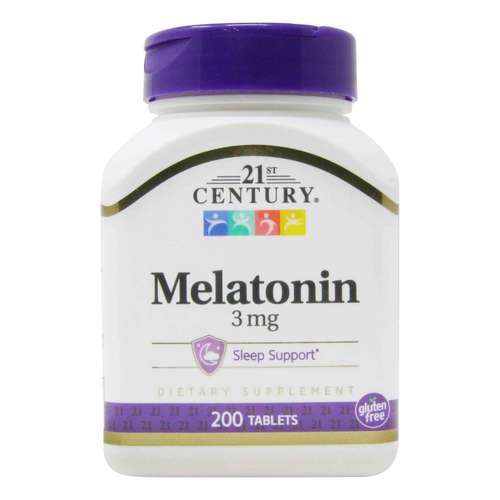 21st Century Melatonin 3mg Sleep Support 200 Tablets