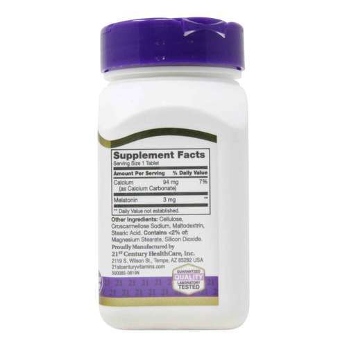 21st Century Melatonin 3mg Sleep Support 200 Tablets