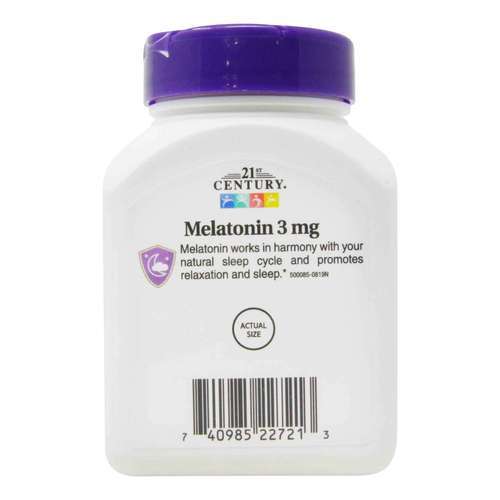 21st Century Melatonin 3mg Sleep Support 200 Tablets