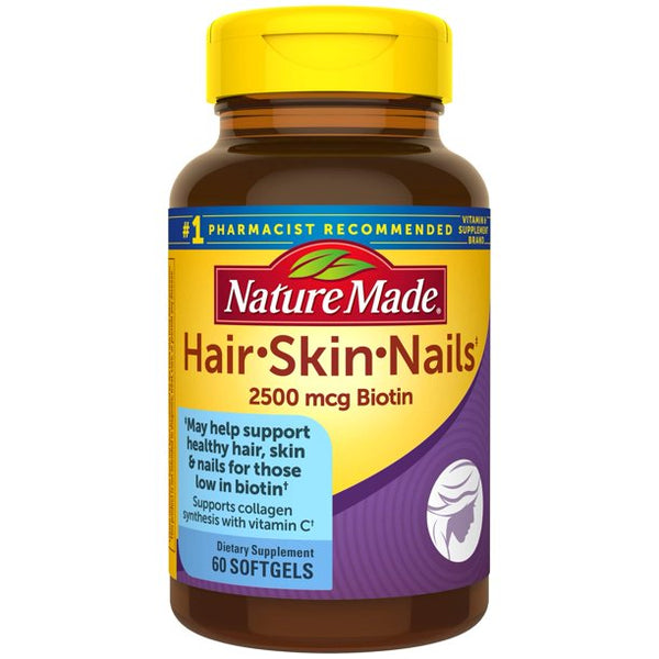Nature Made Hair, Skin, Nails, 60 Softgels