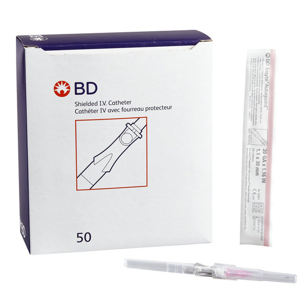 BD Insyte Autoguard IV Catheter 20G x 1.16''