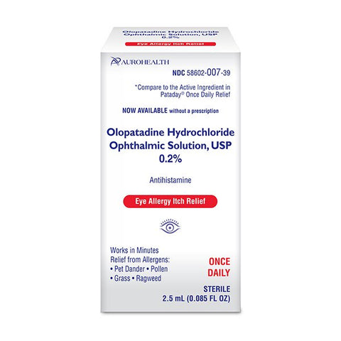 Aurohealth Olopatadine Hydrochloride Ophthalmic Solution, USP 0.2%