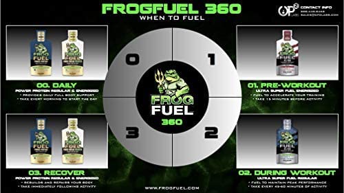 Frog Fuel Power Collagen Liquid Protein Shots Ready-to-Drink 24 Packets