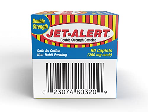 Jet-Alert Double Strength Caffeine 200 mg