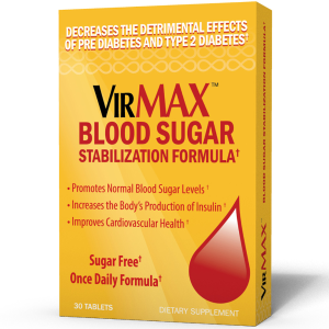 VirMAX Blood Sugar Stabilization Formula, Blood Sugar Control, Glucose Tolerance, Daily Supplement, 30 Capsules