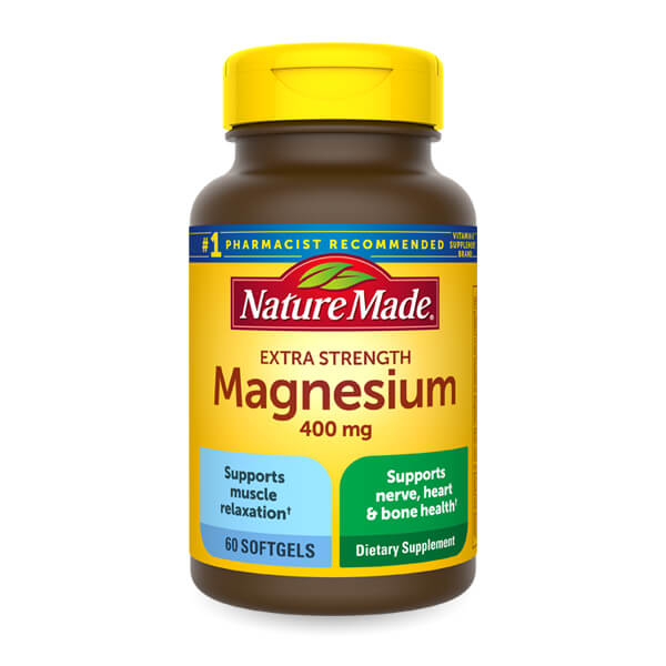 Nature Made Extra Strength Magnesium Oxide 400 mg 60 Softgels