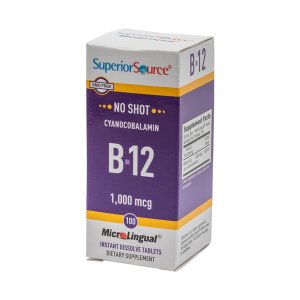 Superior Source No Shot Vitamin B12 Cyanocobalamin 1000 mcg