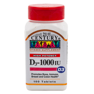 21st Century Vitamin D3 1000IU