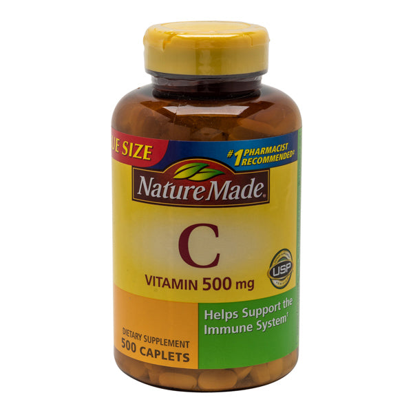 Nature Made Vitamin C 500 mg 500 count Caplets