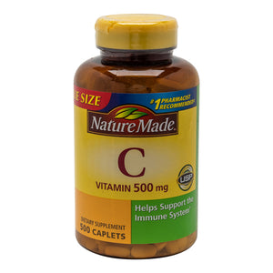 Nature Made Vitamin C 500 mg 500 count Caplets