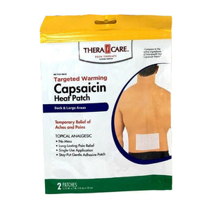 Thera Care Targeted Warming Capsaicin Heat Patch Back & Large Areas Pain
