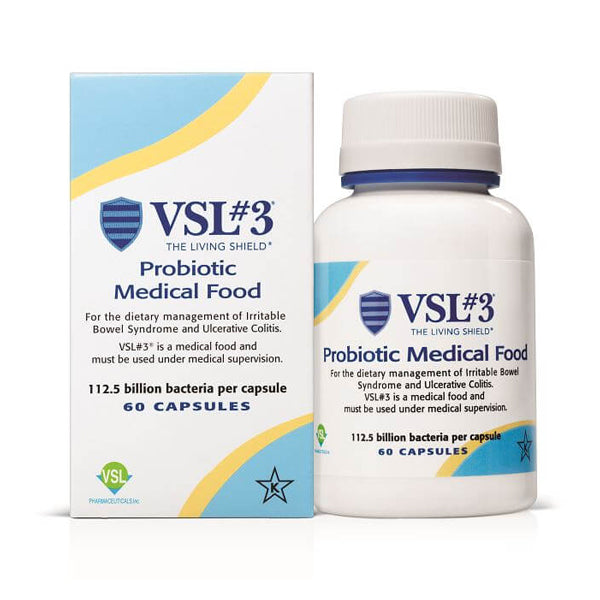 VSL#3 - Probiotic Medical Food for Dietary Management of Irritable Bowel Syndrome (IBS)  60 Capsules