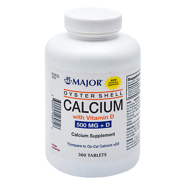 Major Oyster Shell Calcium With Vitamin D 500 mg