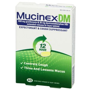 Mucinex DM 12-Hour Expectorant and Cough Suppressant Tablets