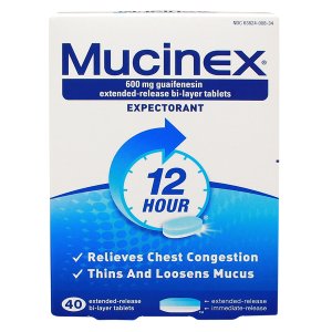 Mucinex Expectorant Chest Congestion 12 Hours Relief Extended Release Tablets