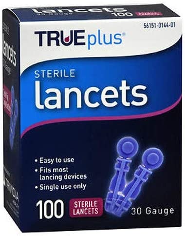 True Plus Lancets 30G 100