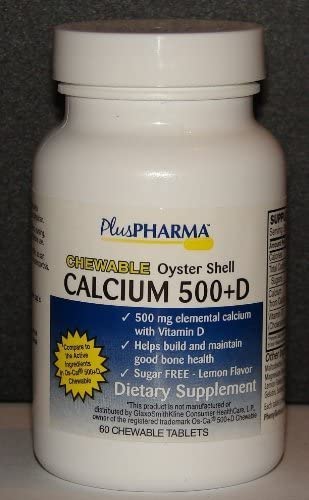 Plus Pharma Chewable Calcium 500 Plus D