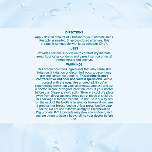 K-Y Jelly Personal Lubricant, 4 oz.