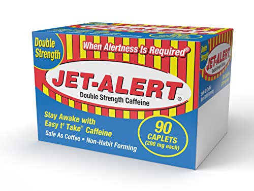 Jet-Alert Double Strength Caffeine 200 mg