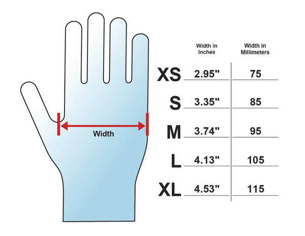 Adenna Precision 4 mil Nitrile Powder Free Exam Gloves (Violet, Large) Box of 100