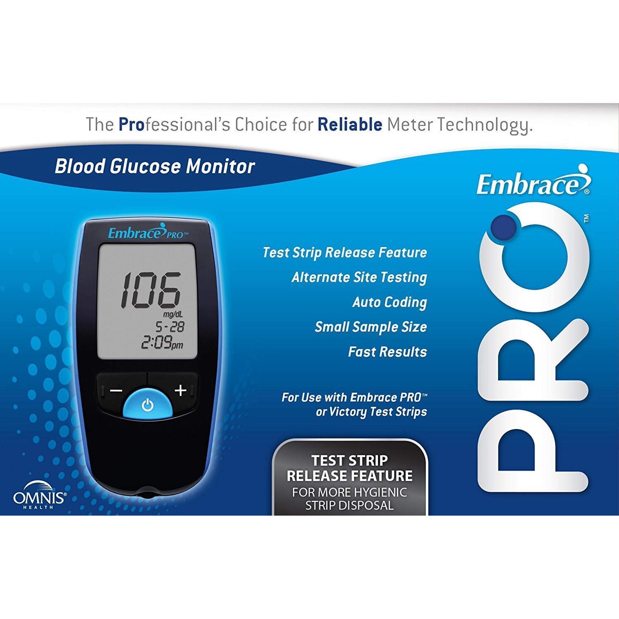 Embrace Pro Blood Glucose Meter