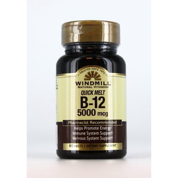 Windmill Quick Melt Vitamin B-12 5000 MCG