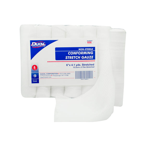 Dukal Conforming Stretch Gauze 6" x 4.1 yd Non-Sterile
