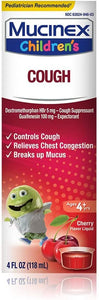 Mucinex Children's Expectorant Cough Suppressant Cherry 4.0 Fl Oz