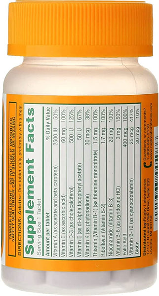 Rugby Cerovite Senior, 60 Tabs