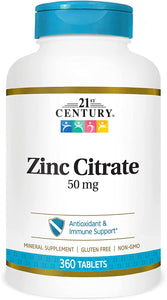 21st Century Zinc Citrate 50 mg