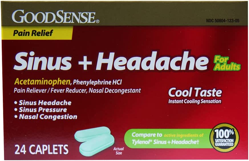 GoodSense DayTime/Non-Drowsy Sinus + Headache Pain Reliever