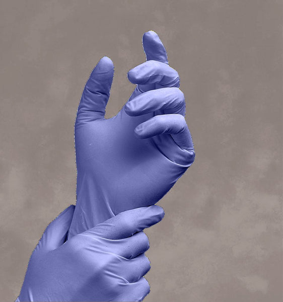 Adenna Precision 4 mil Nitrile Powder Free Exam Gloves (Violet, Large) Box of 100