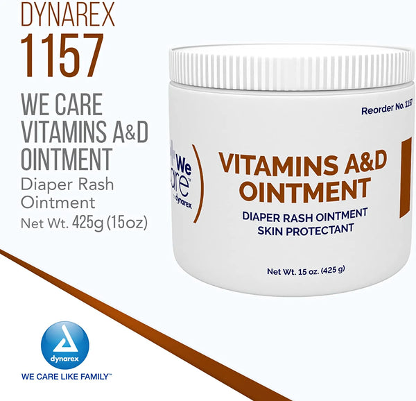 Dynarex Vitamins A & D Ointment 15 Ounce