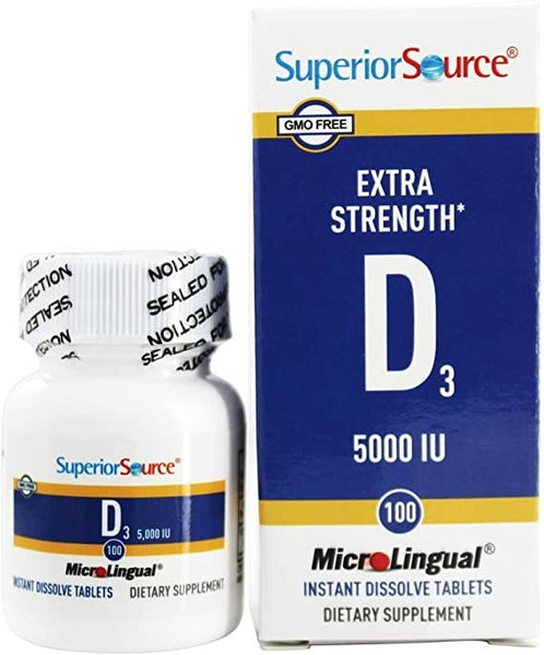 Superior Source Vitamin D3 Extra Strength 5,000 IU