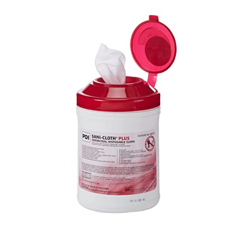 Sani-Cloth Plus Hard Surface Disinfectant Wipe, 160 Count