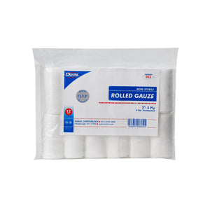 Dukal Rolled Gauze 3" 2-Ply Non-Sterile