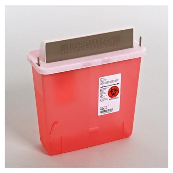 Cardinal Sharps Container 5Qt Red