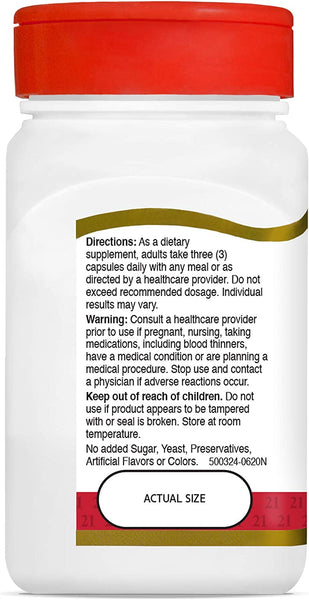 21st Century Glucosamine Chondroitin 500/400mg - Double Strength,60 Count