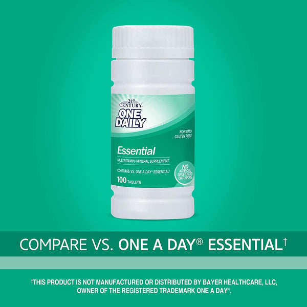 21st Century One Daily Essential Tablets, 100 Count