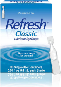 Refresh Classic Lubricant Eye Drops 30 Single-Use Containers