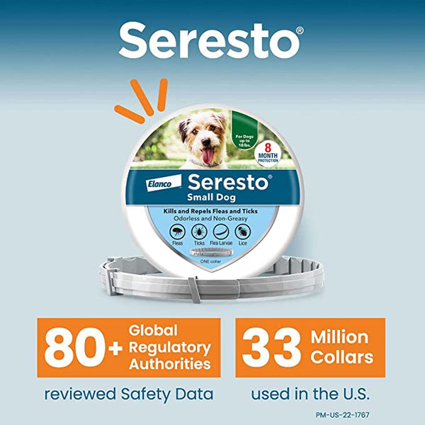 Seresto Flea and Tick Collar for Small Dogs