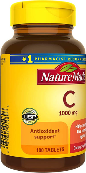 Nature Made Vitamin C 1000 mg 100 Tablets