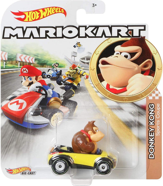 DieCast Hotwheels Mario Kart 7 Pack Mario Kart Bundle Set 1:64 Scale and 2 My Outlet Mall Stickers