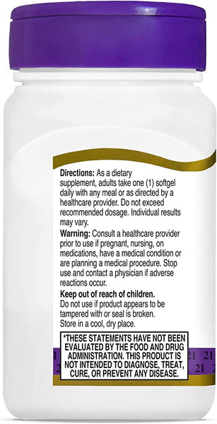 21st Century Co Q10 100 mg Soft gels