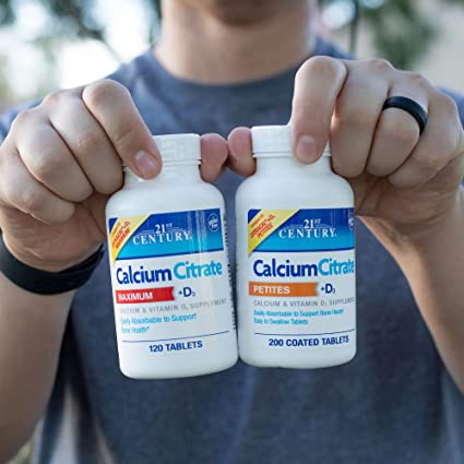 21st Century Calcium Citrate + D3 Petites Coated Tablets