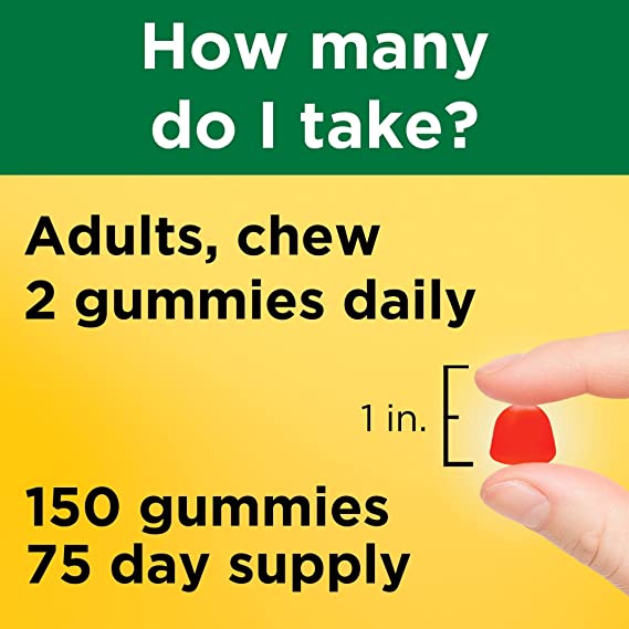 Nature Made Vitamin D3 2000 IU (50 mcg)150 Gummies