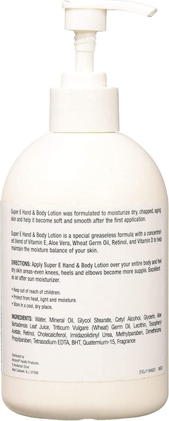 Super Vitamin E Skin Moisturizing Hand and Body Lotion 480ML