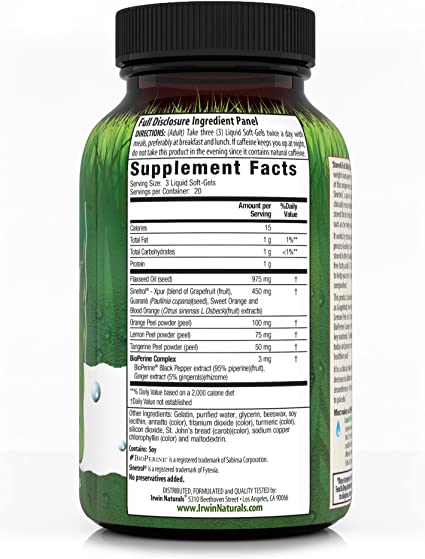 Irwin Naturals Stored-Fat Belly Burner