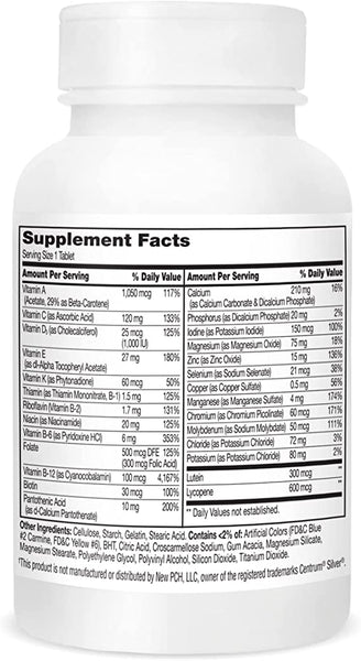 21st Century Sentry Senior Men 50Plus 100 Tablets